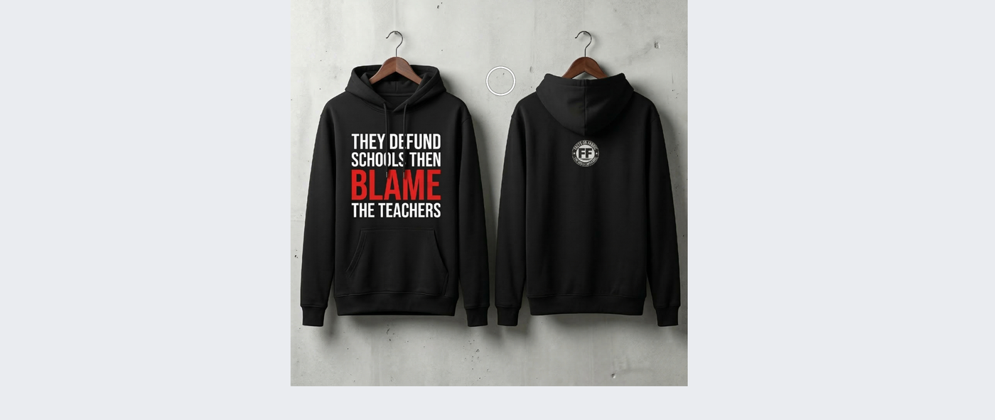 Defund Schools Statement Hoodie