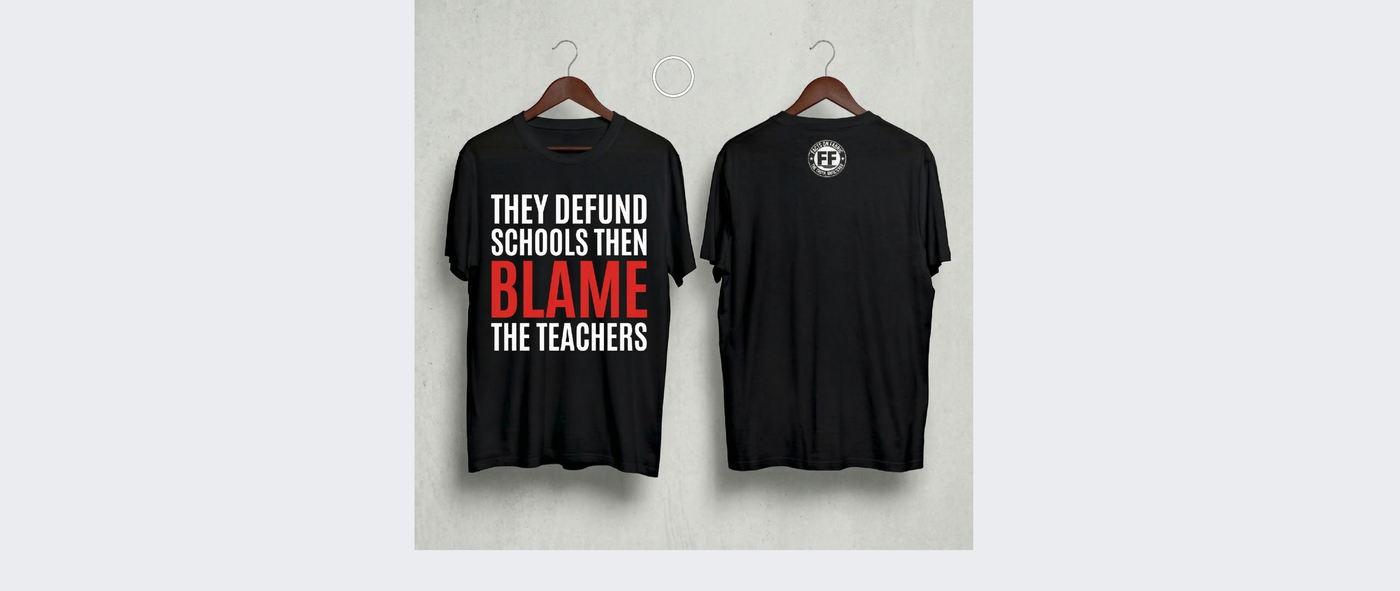 Defund Schools Statement Tee