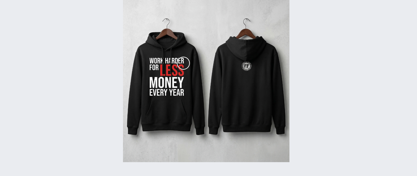 Work Harder Statement Hoodie